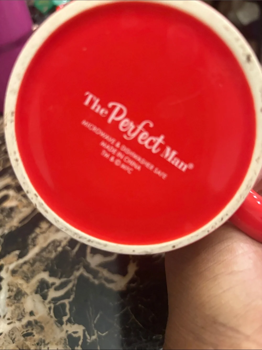 Red Ceramic Holiday Mug with 'I Can Explain' Print